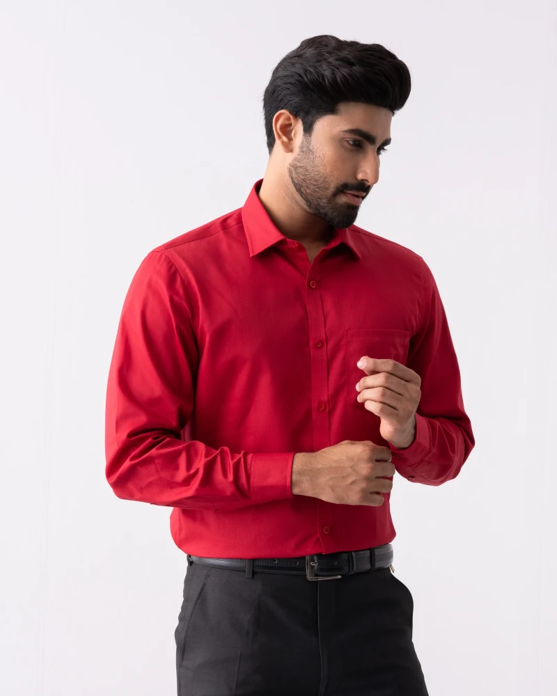 Slim Fit Formal Shirt - Alternate view 4 showing  color