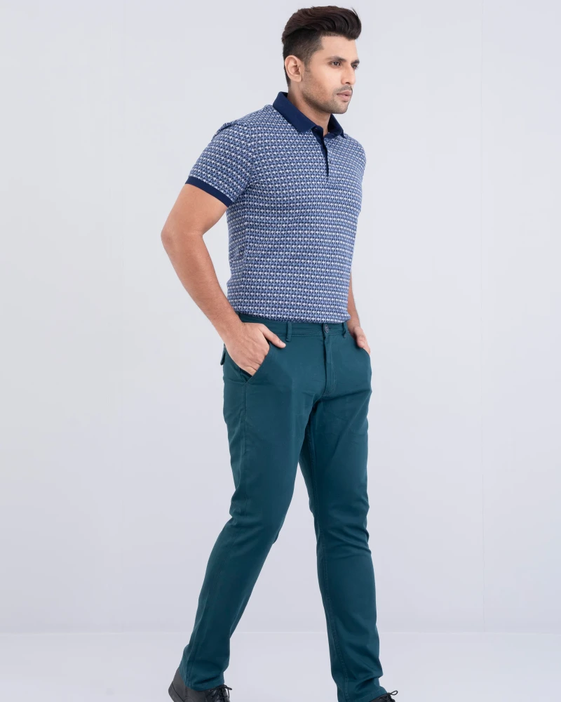 Regular Fit Mercerised Polo Shirt.. - Alternate view 2 showing  color